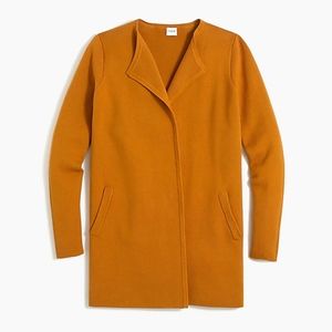 J. Crew Vanessa sweater-jacket xxs burnished coppe